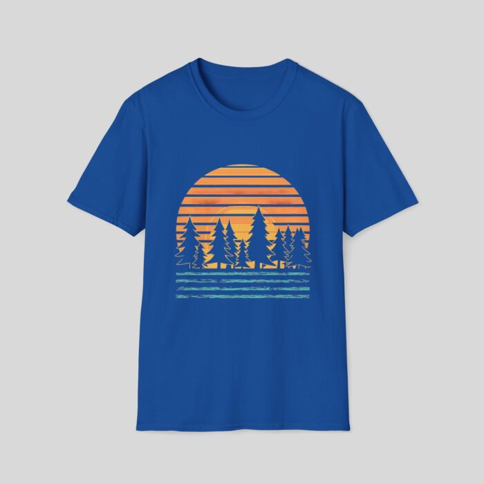 Retro Sunset Trees - Image 2