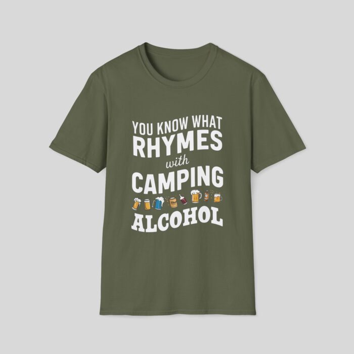 You Know What Rhymes With Camping T-Shirt - Image 4