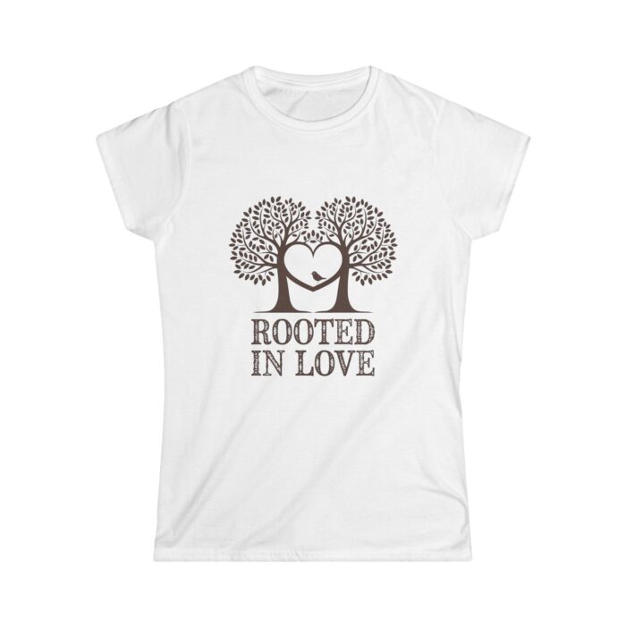 Rooted in Love Women's T-Shirt | Romantic Valentine's Day Shirt | Tree Heart Design Gift Tee - Image 5