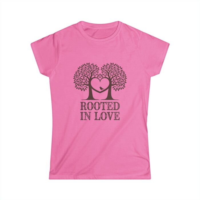 Rooted in Love Women's T-Shirt | Romantic Valentine's Day Shirt | Tree Heart Design Gift Tee - Image 4