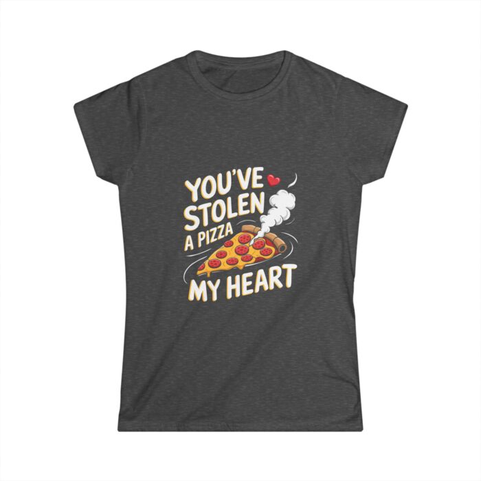 You've Stolen a Pizza My Heart Women's T-Shirt | Funny Foodie Valentine Shirt | Cute Romantic Gift Tee - Image 2