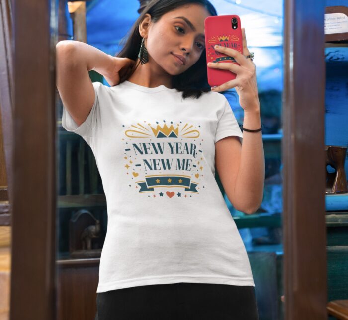 New Year New Me Women's T-Shirt - Motivational and Festive Graphic Tee